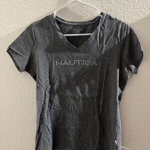 NAUTICA WOmen t-shirt grey size M